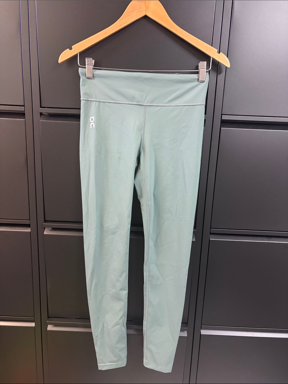 On Running Women Sage Green Performance Leggings